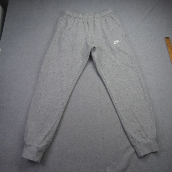 Nike Other - Nike Jogger Mens Small Gray Sweatpants Fleece Cuffed Cotton Blend